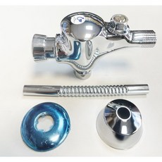 台灣製造 全銅自閉式省水小便斗水龍頭 浴室廁所小便斗專用沖水凡而 含稅附發票