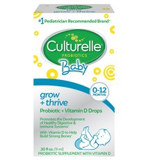 Culturell 益生菌維生素 D 滴劑 Grow + Thrive 兒童乳酸菌, 1個, 9ml