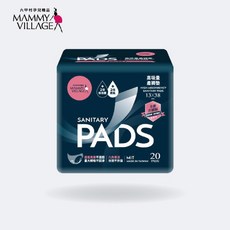 六甲村Mammy Village高吸量產褥墊20入，高吸水性，透氣舒適，台灣製造, 13x38cm, 20
