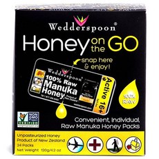 Wedderspoon 麥盧卡活性蜂蜜, 5g, 24入