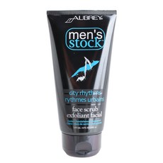 AUBREY ORGANICS 男士 Stock City Rhythm 面部磨砂膏, 1個, 177毫升