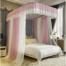 伸縮導軌宮廷U型支架軌道蚊帳, 櫻花粉