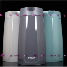 TIGER 虎牌 按壓式不銹鋼保溫壺, 1個, 白色, 1.6L