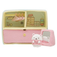 角落生物 白熊房子娃娃屋 毛絨娃娃 玩偶 扮家家酒 小房子 正版, 詳見包裝, 白熊, 1個