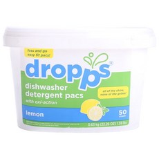 dropps Dish Washer Detergent Pack 洗碗機洗滌劑, 1個, 630克
