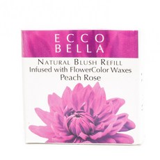 ECCO BELLA BEAUTY 腮紅補充替芯 3.4g, 1個, Peach Rose