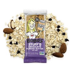 Bobo's Oat Bar Stuff 巧克力杏仁黃油燕麥棒蛋白質 6 克, 1個, 70.8克