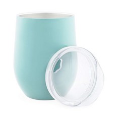 true 紅酒保溫杯 淺藍色, 1個, 350毫升