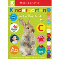 (英文圖書)Kindergarten Jumbo Workbook: Scholastic Early Learners (Jumbo Workbook) 平裝版, Cartwheel Books, 英文