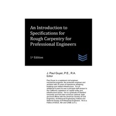 (英文圖書) An Introduction to Specifications for Rough Carpentry for Professional Engineers 平裝版, Independently Published, 英文