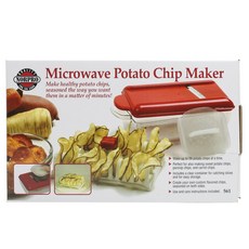 NORPRO 微波薯片製造商19.5 x 7 x 12cm, 1個, 紅色的