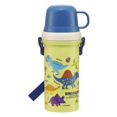 Skater 吸管不鏽鋼保溫水壺 PSB5KD, 1個, 480ml, 恐龍