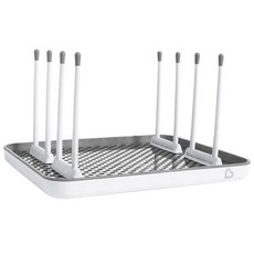 munchkin 不鏽鋼嬰兒奶瓶瀝水架, 白色