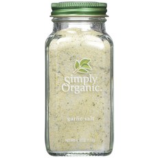 Simply Organic 大蒜鹽, 1罐, 133g