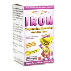 VITAMIN FRIENDS 維他命+鐵素食草莓軟糖 15mg, 1入, 60顆