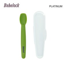 BeBeLock 韓國製副食品矽膠湯匙 離乳餵食軟湯匙附盒