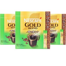 NESCAFE 雀巢咖啡 金牌經典即溶黑咖啡 濃郁香氣, 2g, 22入, 3個