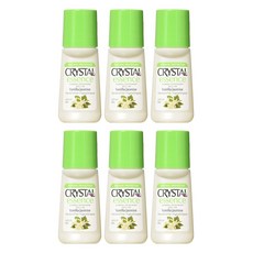 CRYSTAL 滾珠式礦物除臭劑 茉莉花香, 6個, 66ml