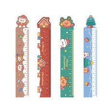 聖誕磁性直尺15cm 軟尺 學生繪圖尺 學習測量工具 耶誕節禮品, 藍