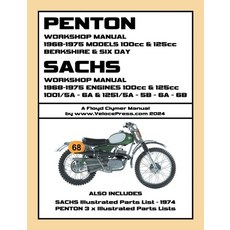 (英文圖書) PENTON - SACHS 1968-1975 BERKSHIRE & SIX DAY 100cc & 125cc WORKSHOP MANUALS 平裝版, Veloce Enterprises, Inc., 英文