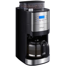 【日本NICOH】美式自動錐刀研磨咖啡機 NK-C012，現磨咖啡，一鍵操作，定時功能，濃度可調, NK-C012, 單色