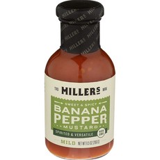MILLERS Miller'S溫和香蕉胡椒黃芥末醬, 1個, 269g
