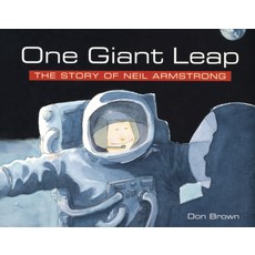 (英文圖書)One Giant Leap: The Story of Neil Armstrong 平裝版, Clarion Books, 英文