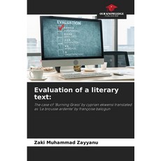 (英文圖書) Evaluation of a literary text 平裝版, Our Knowledge Publishing, 英文