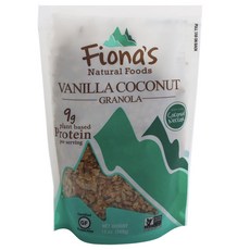 Fiona's Natural Foods 格蘭諾拉麥片 香草椰子口味, 1包, 340g