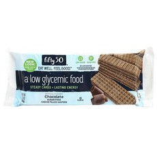 FIFTY 50 威化夾心酥 巧克力口味, 1包, 99g