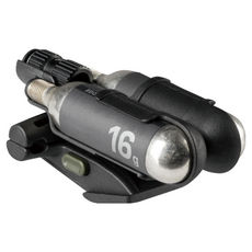 Topeak 坐墊整合式 Nano Air2 DF 含CO2氣嘴打氣筒 CO2套組, 黑色, 1個