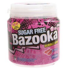 bazooka 原味無糖泡泡糖, 60顆, 1.4g