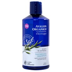 AVALON ORGANICS 湛藍B群健髮精油洗髮精, 1瓶, 414ml