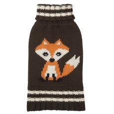 fabdog 狐狸狗毛衣, 棕色