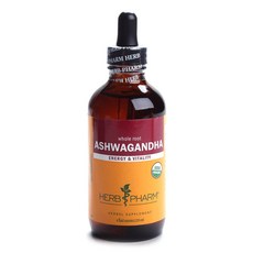 HERB PHARM 全根南非醉茄萃取物無麩質, 120毫升, 1個