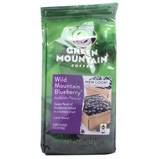 GREEN MOUNTAIN COFFEE 淺焙咖啡 野山藍莓味, 1個, 340克