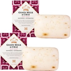 NUBIAN HERITAGE 山羊奶玫瑰提取物皂, 142g, 2個