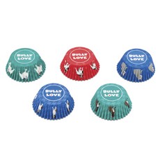 FOX RUN 鬥牛犬烘焙杯, 300件, 混色