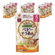 Hakubaku 無鹽寶寶麵, 10個, 100g