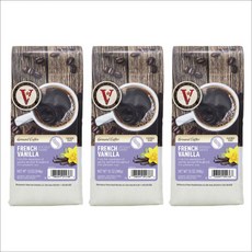 VICTOR ALLEN'S 3ea阿拉比卡咖啡磨碎法式香草味烤, 340克, 研磨咖啡