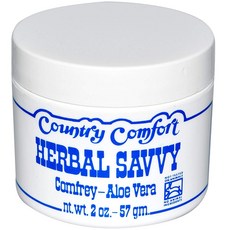 Country Comfort 草本蘆薈乳霜, 1罐, 57g