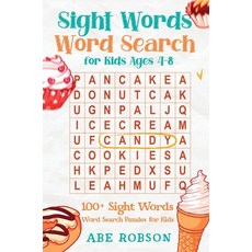 (英文圖書)Sight Words Word Search for Kids Ages 4-8: 100+ Sight Words Word Search Puzzles... 精裝版, Abe Robson, 英文