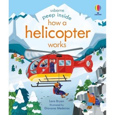 Peep Inside How a Helicopter Works 硬頁翻翻書, 詳見包裝, Usborne UK