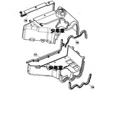 少年家 PGO 摩特動力 J-BUBU 冷卻罩防震墊 機車零件