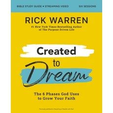 (英文圖書) Created to Dream Bible Study Guide Plus Streaming Video: The 6 Phases God Uses to Grow Your F... 平裝版, Harperchristian Resources, 英文