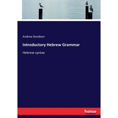 Introductory Hebrew Grammar: Hebrew syntax 平裝版, Hansebooks, 英語