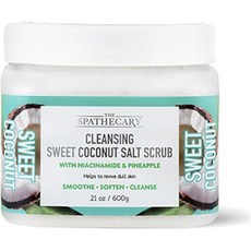 潔膚甜椰子鹽磨砂膏, 1罐, 600g