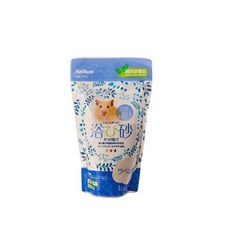 Pet Best 動物抗菌消臭雙效沐浴砂1KG-薰衣草 小動物抗菌消臭 寵物清潔用品, 1kg, 1個