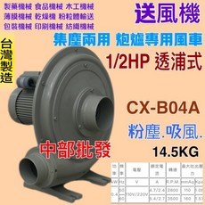 俗俗賣五金 110V 220V 透浦式單相鼓風機 (台灣製造) 1/2HP高壓送風抽風機 集塵兩用炮爐專用