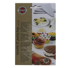 NORPRO 糕點袋糕點袋 30.5 厘米, 3片, 懷特